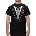 thumbnail image 1 of Mens Tuxedo Printed Short Sleeve T-Shirt Funny Designs S-2XL, 1 of 1