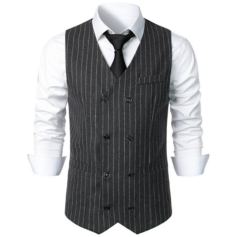 Mens black tweed waistcoat online