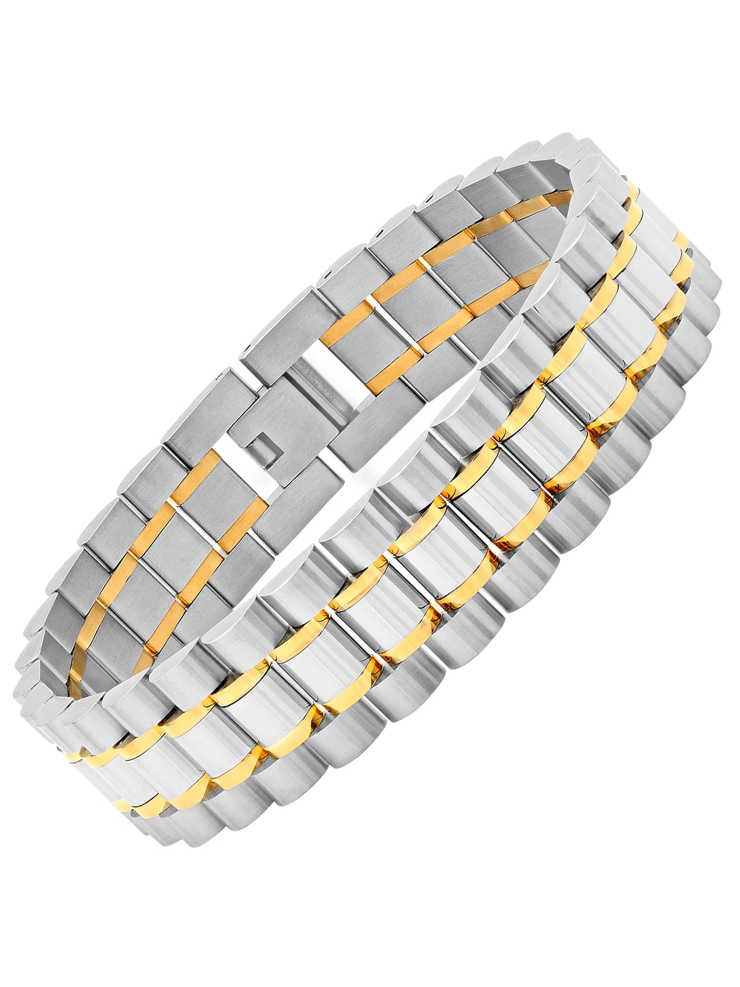 Two tone 2024 mens bracelet