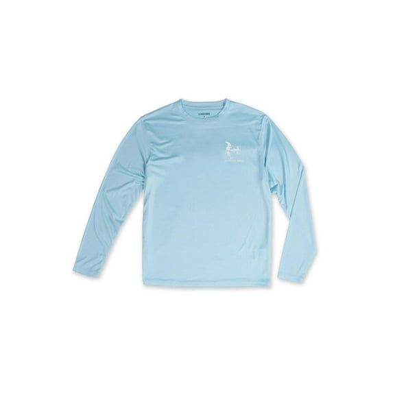 Mens UPF 50+ Rashguard Swim Tee Long Sleeve Running Shirt Swimwear, Lt. Blue, Size: L, Endless Summer