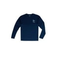 thumbnail image 1 of Mens UPF 50+ Rashguard Swim Tee Long Sleeve Running Shirt Swimwear Swim Shirts, Navy, Size: S, Endless Summer, 1 of 2