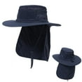 thumbnail image 1 of Mens UPF 50+ Sun Protection Cap Wide Brim Fishing Hat with Neck Flap, 1 of 8