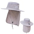 thumbnail image 1 of Mens UPF 50+ Sun Protection Cap Wide Brim Fishing Hat with Neck Flap, 1 of 8