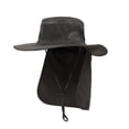 thumbnail image 1 of Mens UPF 50+ Sun Protection Cap Wide Brim Fishing Hat with Neck Flap, 1 of 9