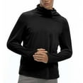thumbnail image 1 of Mens UPF 50+ Sun Protection Shirts Hoodie with Mask Quick Dry Long Sleeve Lightweight Fishing Shirt Hiking Top with Thumb Hole, 1 of 9