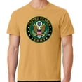 thumbnail image 1 of Mens US Army Insignia Cotton Tee Shirt, 4XL Dijon Yellow, 1 of 3