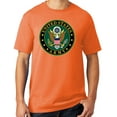 thumbnail image 1 of Mens US Army Insignia Cotton Tee Shirt, Large Cantaloupe Orange, 1 of 3