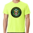 thumbnail image 1 of Mens US Army Insignia Cotton Tee Shirt, Small Neon Yellow, 1 of 3