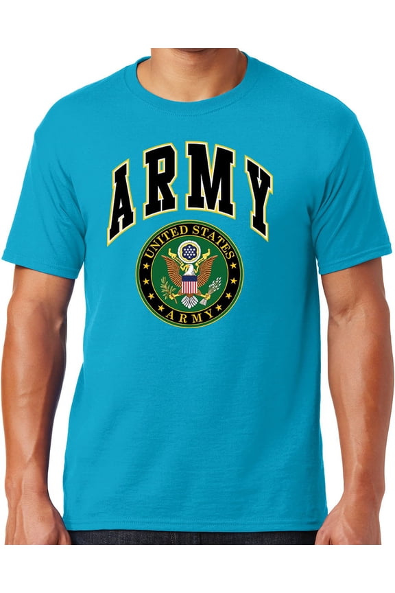 Mens US Army Seal T-shirt, 3XL Cali Blue