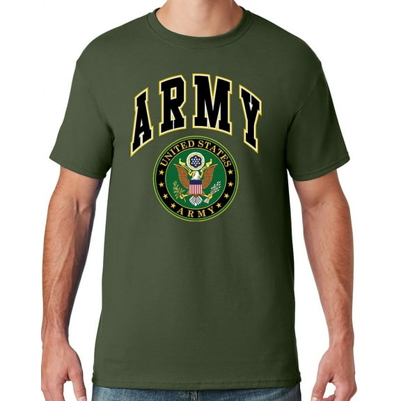 Mens US Army Seal T-shirt, 3XL Military Green