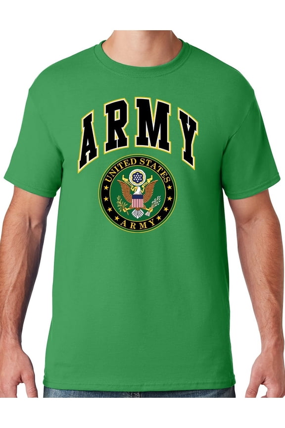 Mens US Army Seal T-shirt, XL Kelly Green