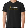 thumbnail image 1 of Mens US Army Strip White Tee Shirt, Large Black, 1 of 3