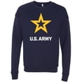 thumbnail image 1 of Mens US United States Army Logo Fleece Sweatshirt, 2XL Navy Blue, 1 of 4