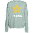 thumbnail image 1 of Mens US United States Army Logo Fleece Sweatshirt, Large Dusty Blue, 1 of 4