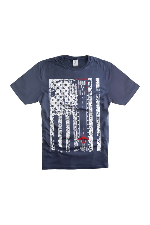 Mens USA Pilot Flag shirt Aviation Flag Tee 4th Of July Shirt Pilot Gifts Airplane Plane Flag Shirts