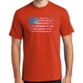 thumbnail image 1 of Mens USA Pledge of Allegiance Cotton Tee Shirt, Large Orange (TALL SIZE), 1 of 5