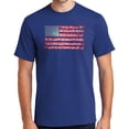 thumbnail image 1 of Mens USA Pledge of Allegiance Cotton Tee Shirt, XL Deep Marine Blue, 1 of 5