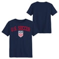 thumbnail image 1 of United States Men's National Team USMNT USA Men's Navy Arch-Over Logo Soccer Tee, 1 of 3