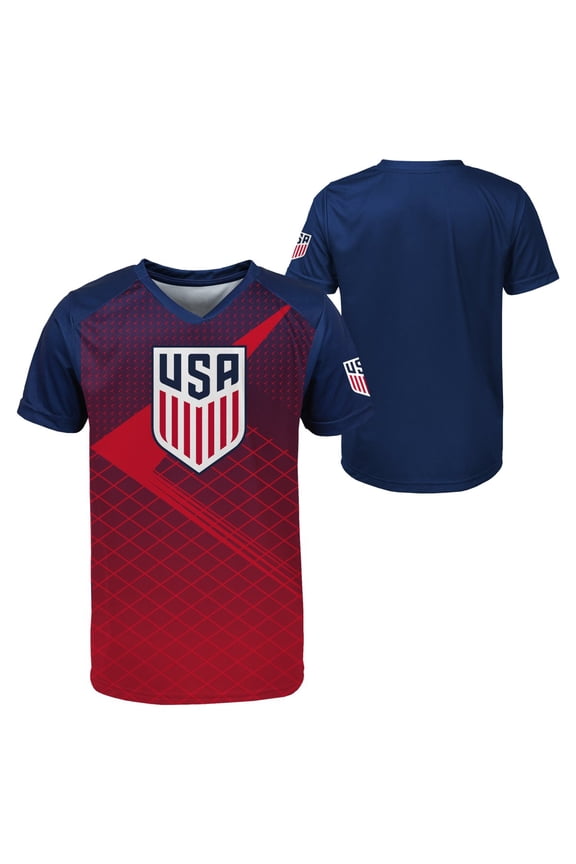 United States Men's National Team USMNT USA Men's Sublimated Soccer Jersey