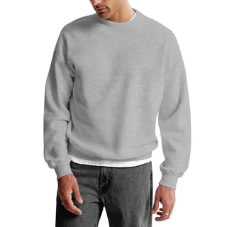 Mens Ultimate Heavyweight Crewneck Sweatshirt Pullover Fleece Sweater