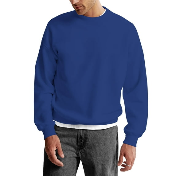Mens Ultimate Heavyweight Crewneck Sweatshirt Pullover Fleece Sweater