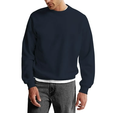 Mens Ultimate Heavyweight Crewneck Sweatshirt Pullover Fleece Sweater XS-5XL