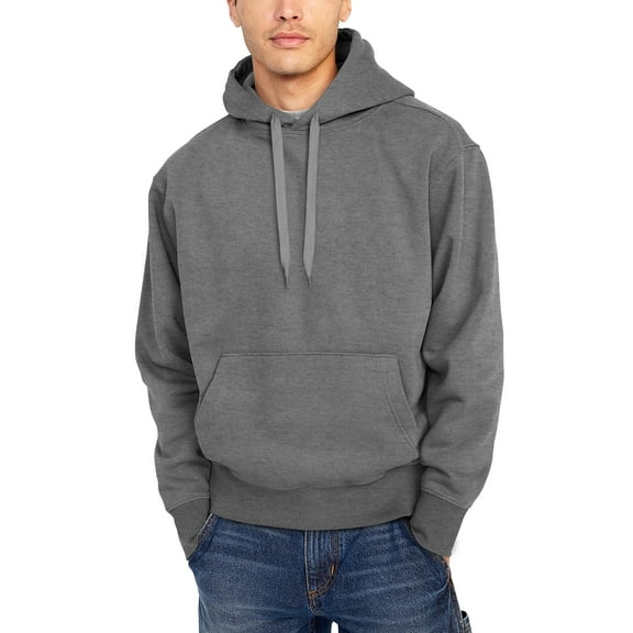 Mens Ultimate Heavyweight Pullover Hoodie Sweatshirt Fleece Essentials XS-5XL