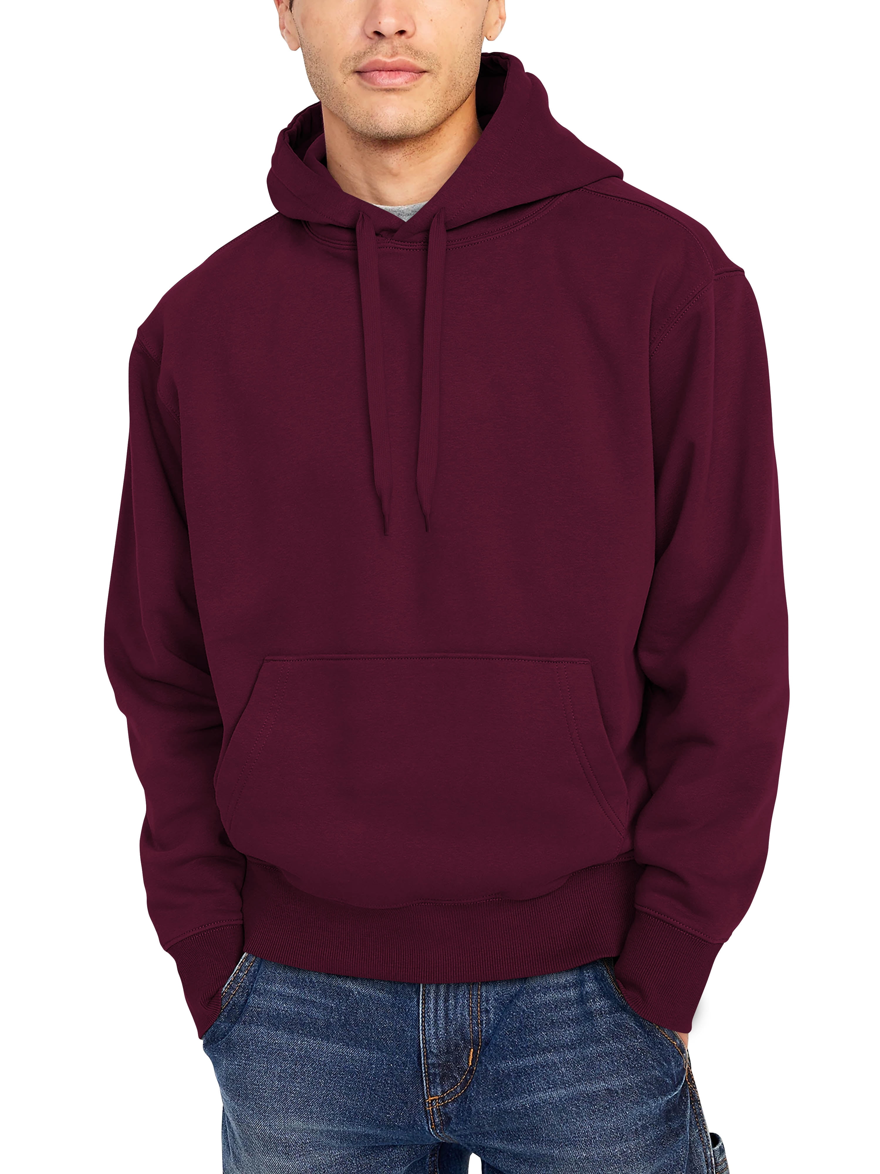 Mens Ultimate Heavyweight Pullover Hoodie Sweatshirt Fleece Essentials XS-5XL