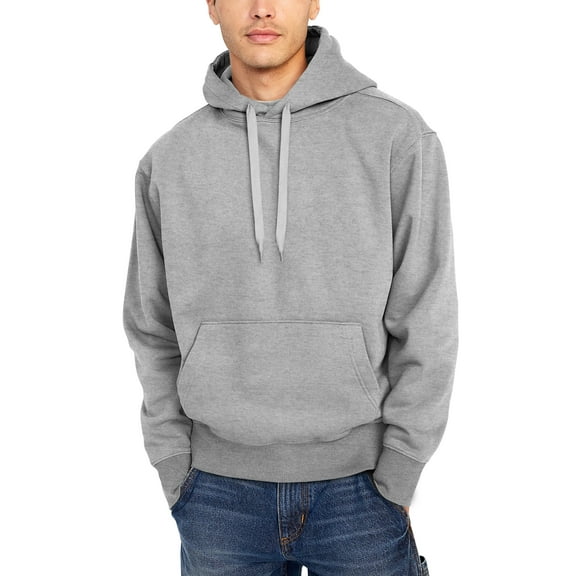 Mens Ultimate Heavyweight Pullover Hoodie Sweatshirt Fleece Essentials XS-5XL