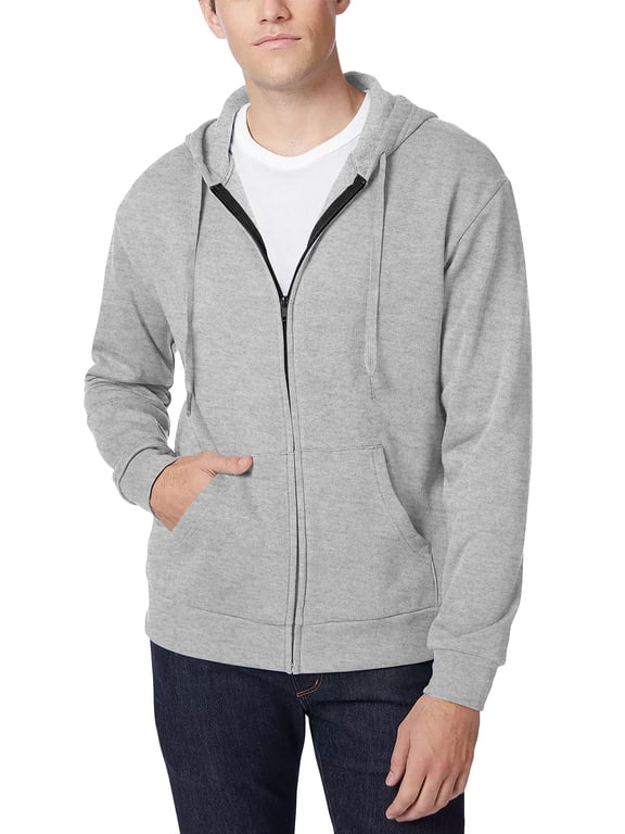 Mens Ultimate Heavyweight Zip Up Hoodie Jacket Fleece Essentials Outerwear