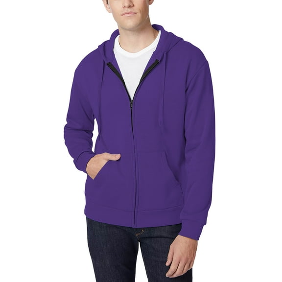 Mens Ultimate Heavyweight Zip Up Hoodie Jacket Fleece Essentials Outerwear