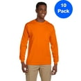 thumbnail image 1 of Mens Ultra CottonLong-Sleeve T-Shirt with Pocket 10 Pack, 1 of 2