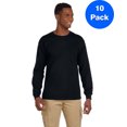 thumbnail image 1 of Mens Ultra CottonLong-Sleeve T-Shirt with Pocket 10 Pack, 1 of 2