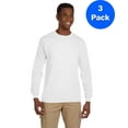 thumbnail image 1 of Mens Ultra CottonLong-Sleeve T-Shirt with Pocket 3 Pack, 1 of 2
