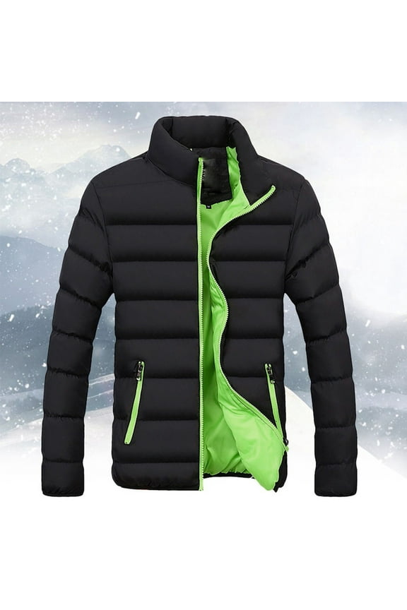 Mens Ultra Loft Lightweight Packable Puffer Jacket Mens Lightweight Packable Puffer Jacket Insulated Thermal Puffy Winter Jackets for Running Travel Green XXXXL