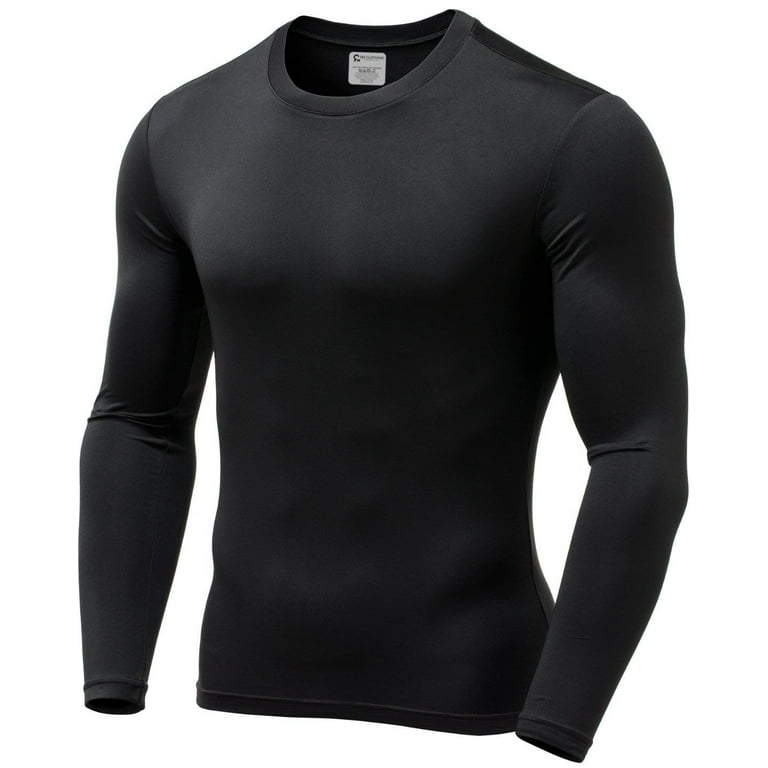 Women Cold Weather Thermal Shirt Fleece Lined Base Layer Crewneck Long  Sleeve Undershirt Athletic Skiing Compression Tops