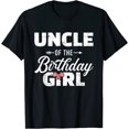 thumbnail image 1 of Mens Uncle of The Birthday Daughter Girl Matching Family T-Shirt, 1 of 3