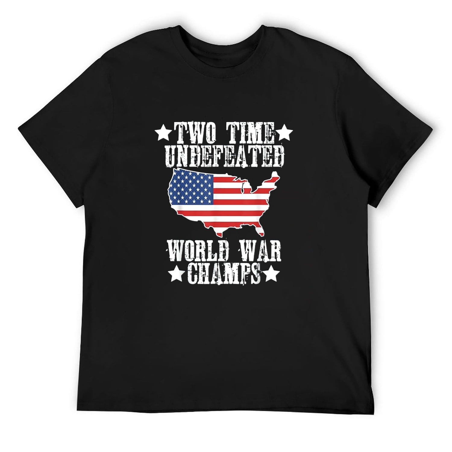 Undefeated 2 Time World War Champs T-Shirt Undefeated 2 Time World War Champs T-Shirt