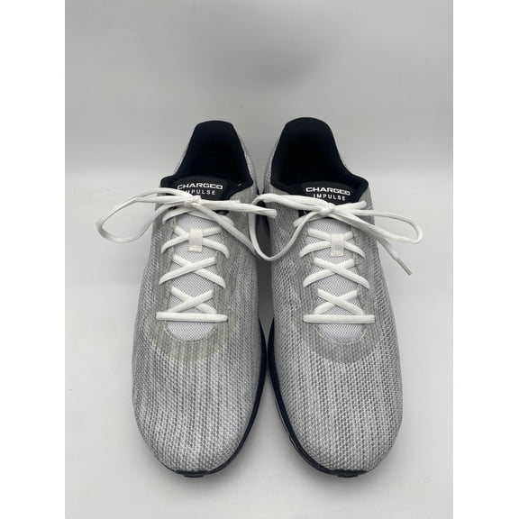 Under Armour Charged Impulse 2 Knit Running Shoes White Men's Size 12