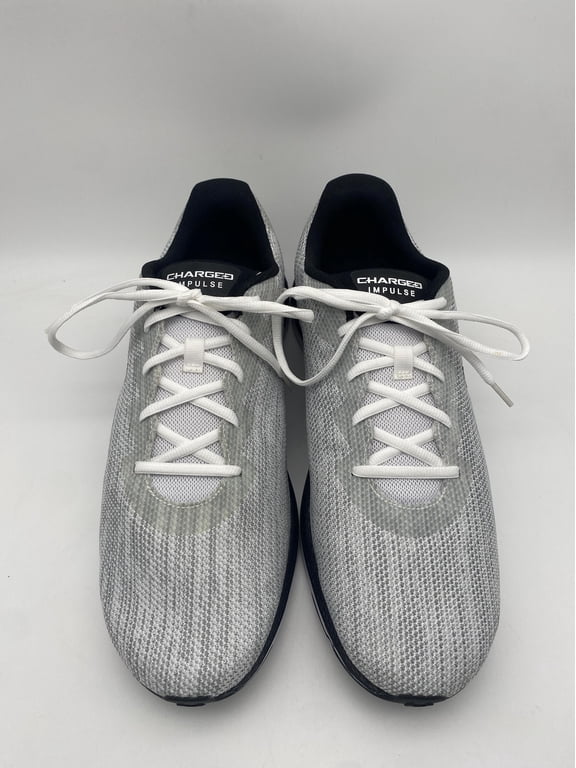 Charged Impulse 2 Knit Running Shoes White Men's Size 12