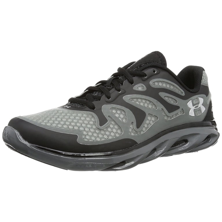 Mens Under Armour Team Spine Evo Training Shoe, 9 D US, Black/Metallic  Silver