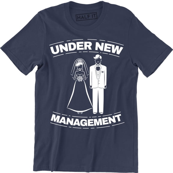 Mens Under Management - Funny Gift Wedding Marriage Wife Husband Tee Shirt