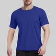 thumbnail image 1 of Mens Undershirt Dgankt Fashionable Men's Solid Color Short Sleeved Mesh Breathable Tight Fitting T-shirt Mens Plain T Shirts, 1 of 8