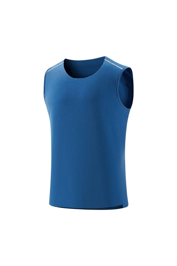 Mens Undershirts Qiggri Ice Silk Thin Sleeveless Top For Men's Loose Basketball Sports Seamless Top Cool And Breathable Sleeveless Top Sleeveless Shirts For Men