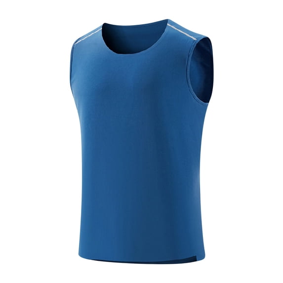 Mens Undershirts Qiggri Ice Silk Thin Sleeveless Top For Men's Loose Basketball Sports Seamless Top Cool And Breathable Sleeveless Top Sleeveless Shirts For Men