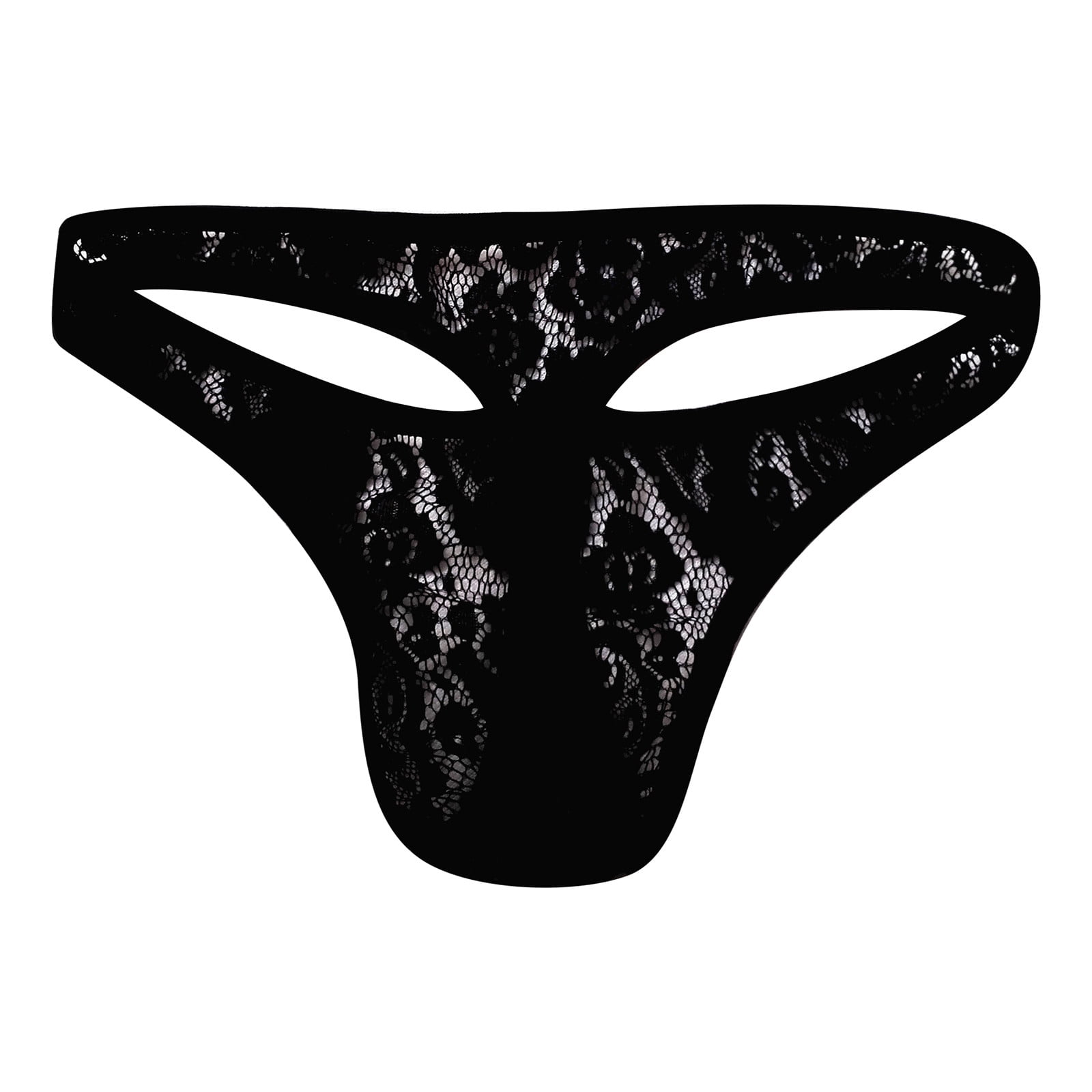 Mens Underwear 6PC Lace Thong Sex Panties Sexy Panties Transparent T