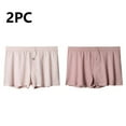 thumbnail image 1 of Mens Underwear Boxer Briefs 2-Pack Men Casual Solid Color Breathable Middle Waist Underwear Briefs, Size M-2XL, 1 of 3