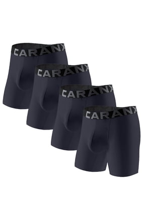 Mens Underwear Boxer Briefs 4 Pack Designed for Sports