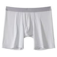 thumbnail image 1 of Mens Underwear Boxer Briefs Men's Four Corners Breathable Sports Mesh Underwear Solid Color Men's Underwear, Size M-2XL, 1 of 2