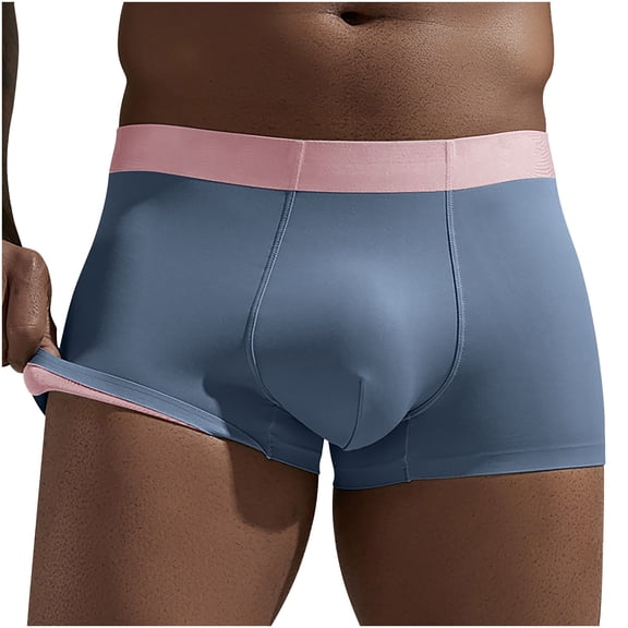 Mens Underwear Boxer Briefs Men's Seamless Breathable Shorts Men's Four - Corner Shorts Summer Flat - Front Underwear, Size L-4XL